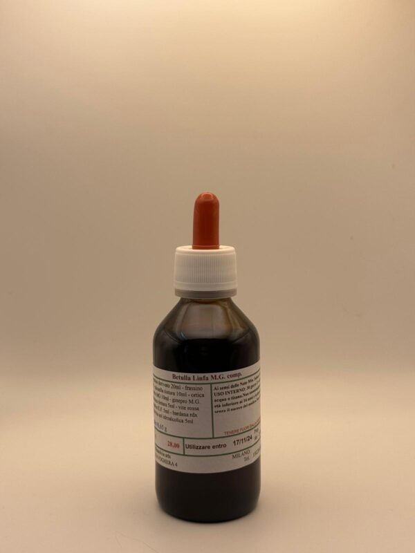 Betulla verrucosa linfa M.G.1DH composta sol. liquida