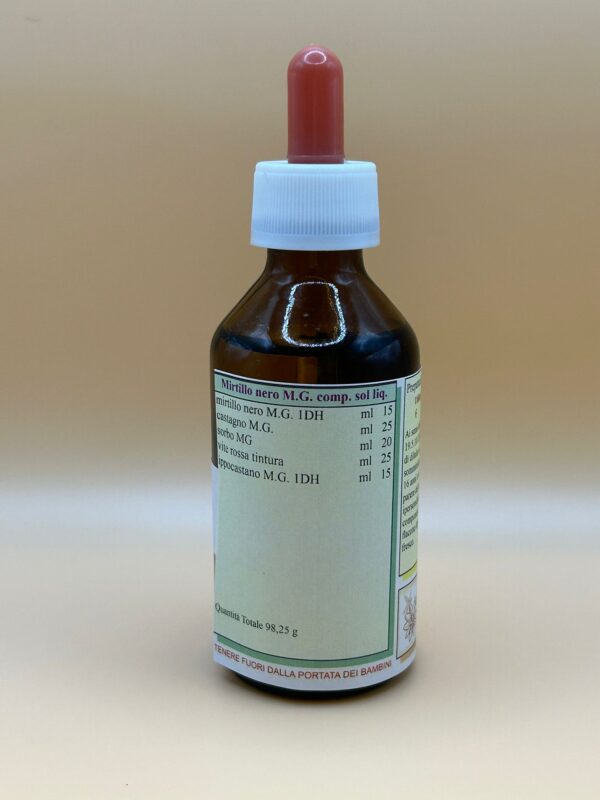 Mirtillo Nero M.G. composto soluzione liquida